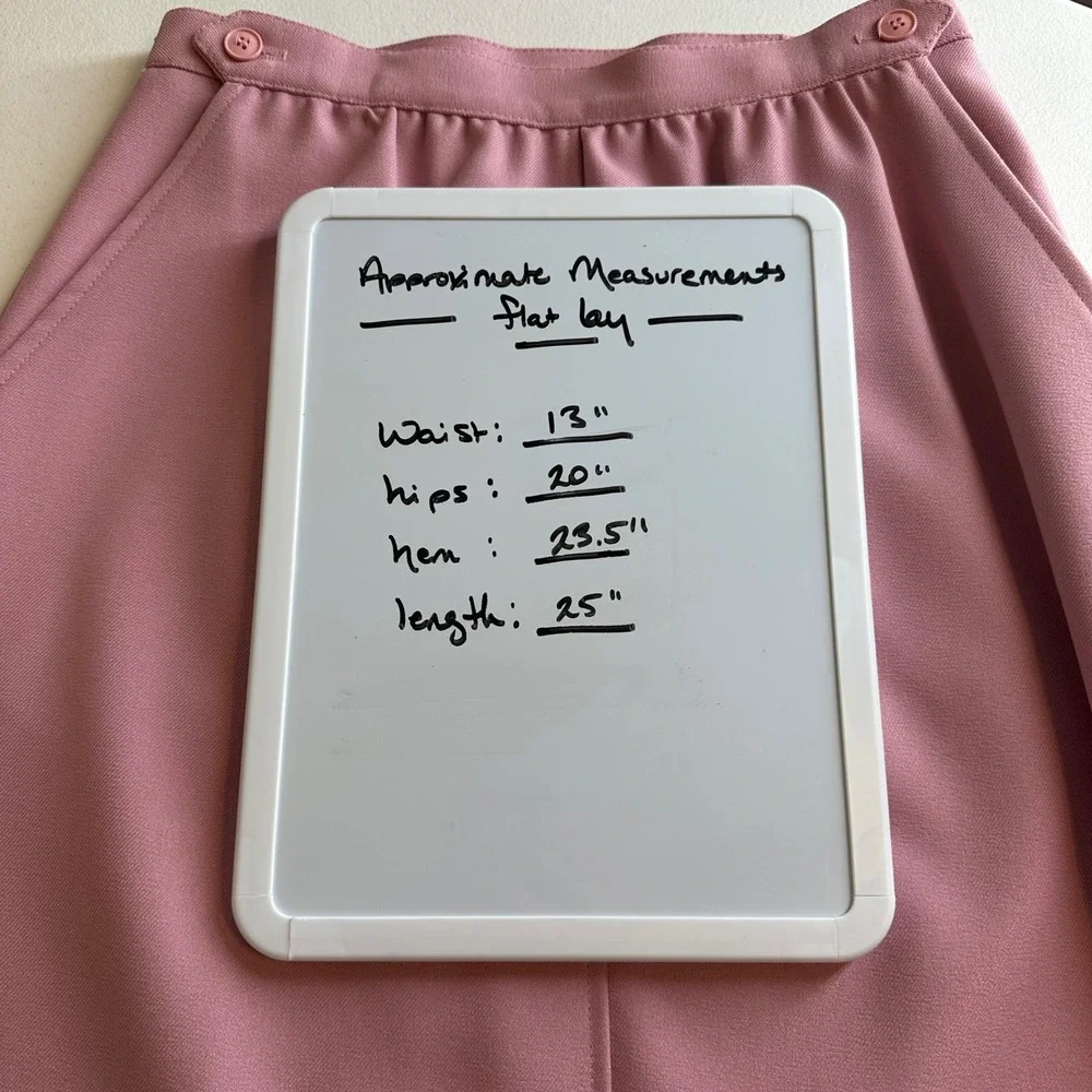 Vintage Haberdashery by Personal Pink Skirt Suit Set Size 10 Union Made